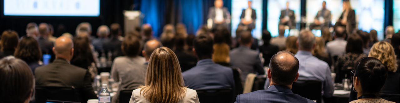 People at a conference