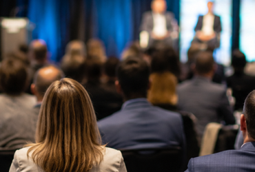 People at a conference